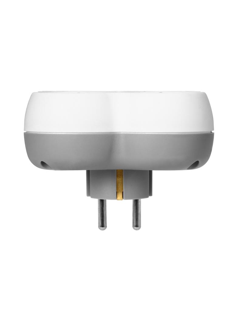 Rozgałęźnik 4x2P+Z (Schuko) biało-szary OR-AE-13240(GS) ORNO