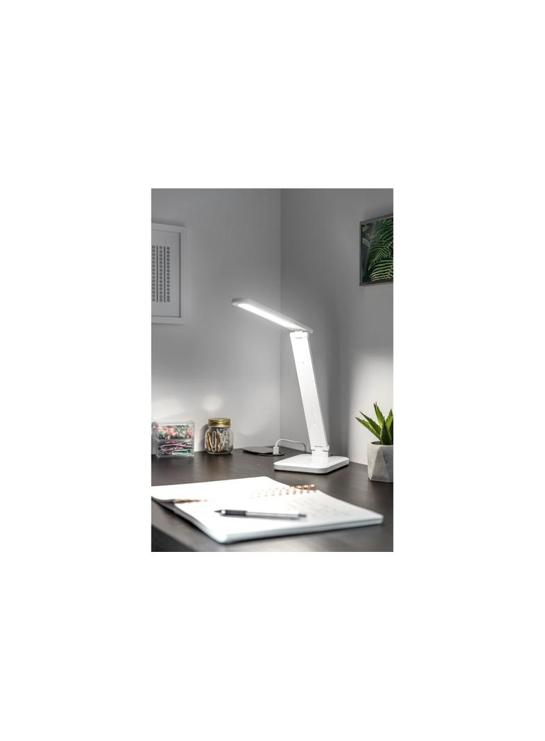 LAMPKA BIURKOWA HIKARI LED, 6W, 400lm, AC220-240V, 50/60Hz, CCT, BIAŁY