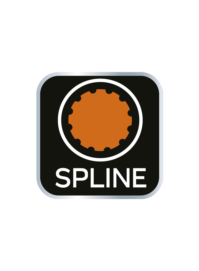 Nasadki Spline 1/2", zestaw 8 szt.