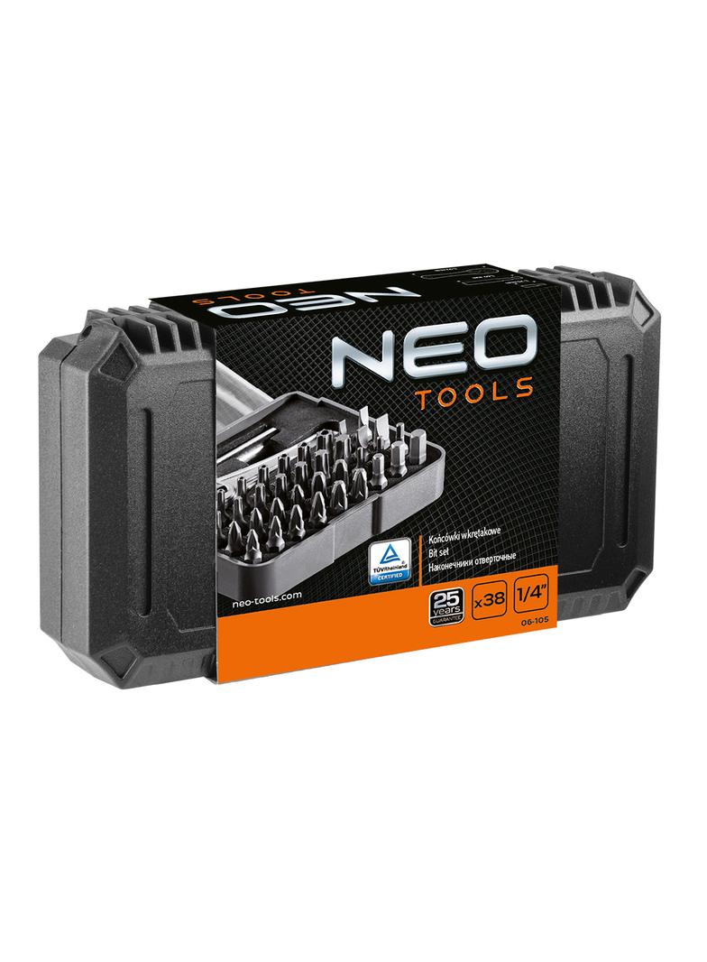 Końcówki wkrętakowe z uchwytem, zestaw 38 szt.