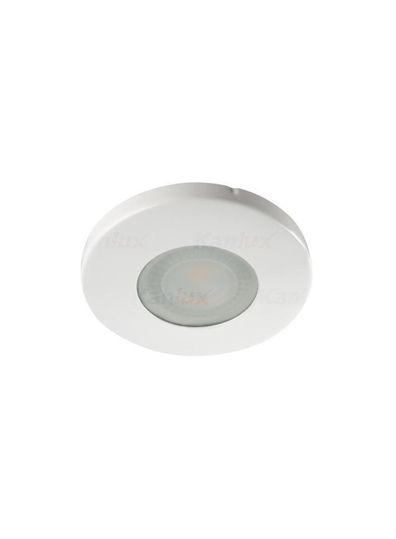 MARIN CT-S80-W Oczko sufitowe MARIN CT-S80-W IP44/20 okrągły stal kolor biały 1XGx5,3 KANLUX