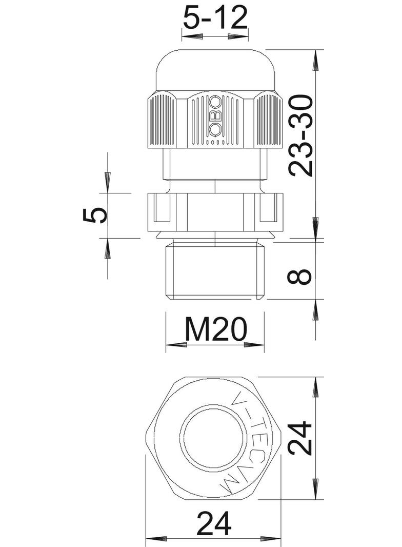 DLAWIK VTEC M20X1,5 J.SZAR.