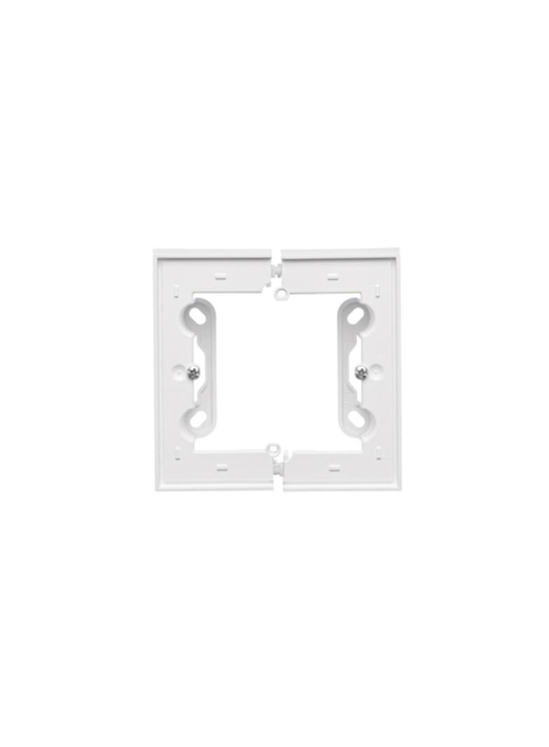 Simon 55 Puszka natynkowa pojedyncza składana do ramek LINE/DUO – Wysokość: 40 mm (1 szt TSC/. = 2 elementy) Biały mat TSC/111 KONTAKT
