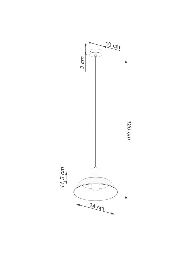 Lampa wisząca FANO czarna