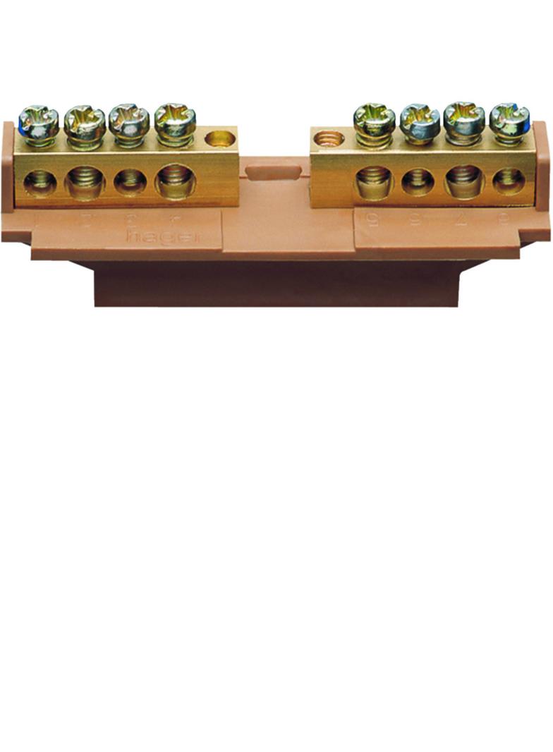 Zaciski fazowe 4x16+4x10 KM08L HAGER