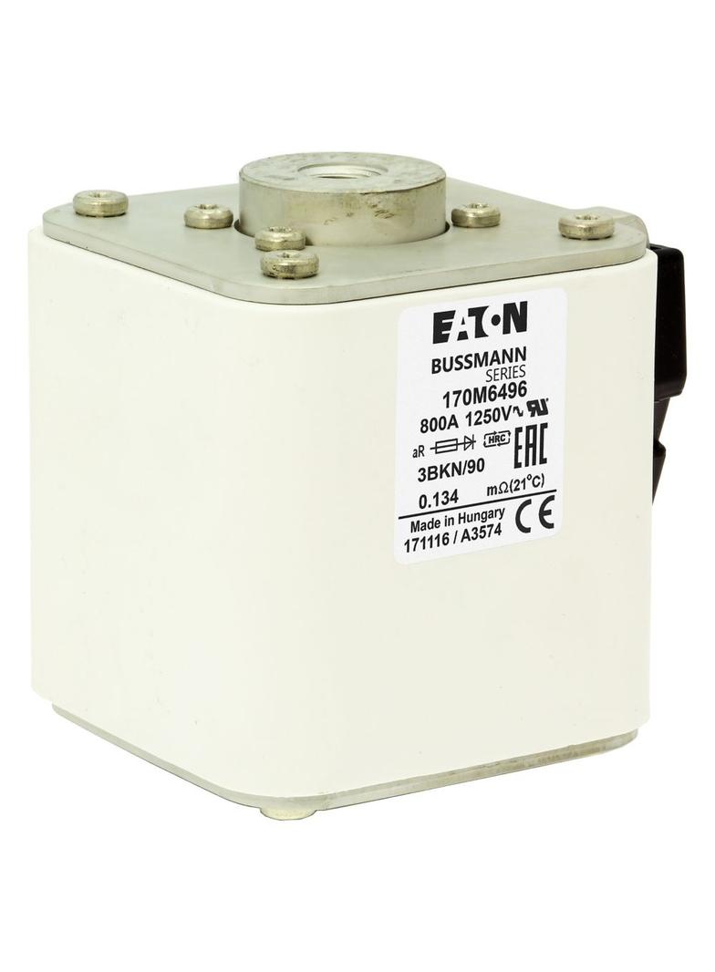 FUSE 800A 1250V 3BKN/90 AR Wkładka szybka 800A AC 1250V rozmiar 3 76x92x91 mm aR IEC UL w 170M6496 E