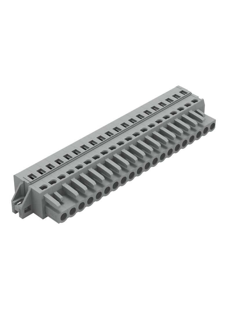 MCS-MIDI Classic gniazdo 20-bieg. szare raster 5 mm /10szt./ WAGO