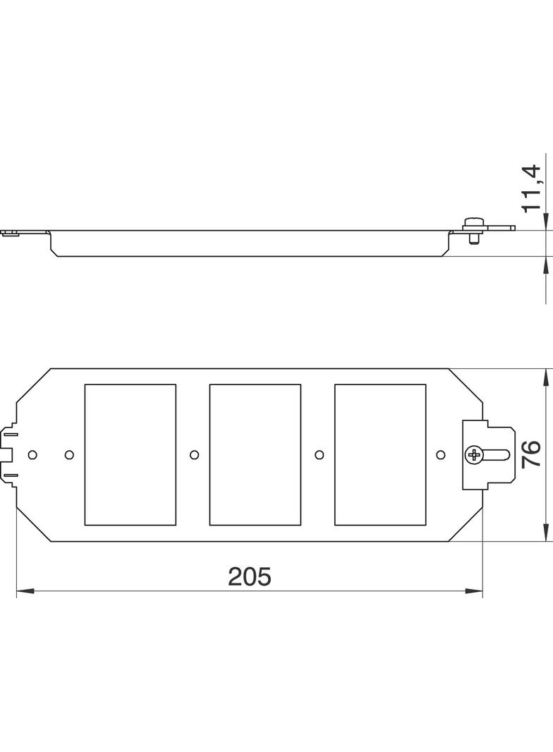 MTU3, WSPORNIK DO MONT.PUSZEK GB3