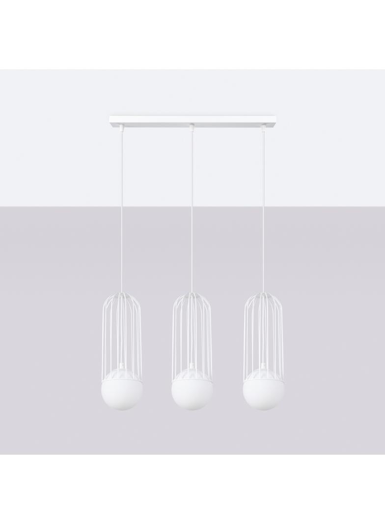 Lampa wisząca BRINA 3L biała