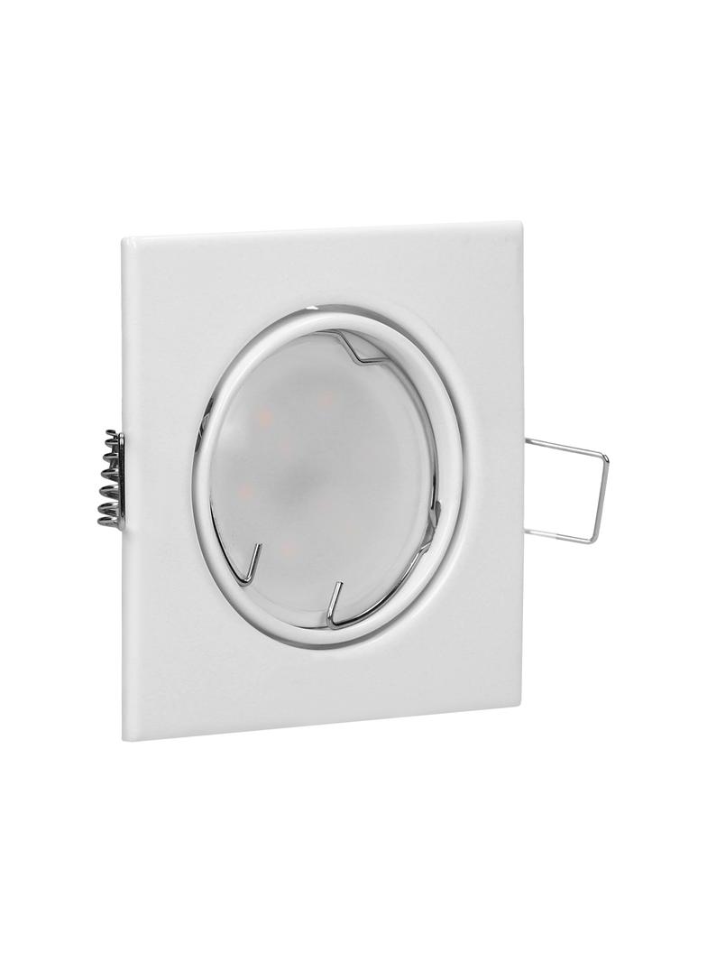 SUTRI SM ramka dekoracyjna oprawy punktowej, MR16/GU10 max 50W, kwadrat, regulowana, biała AD-OD-6178/W ORNO