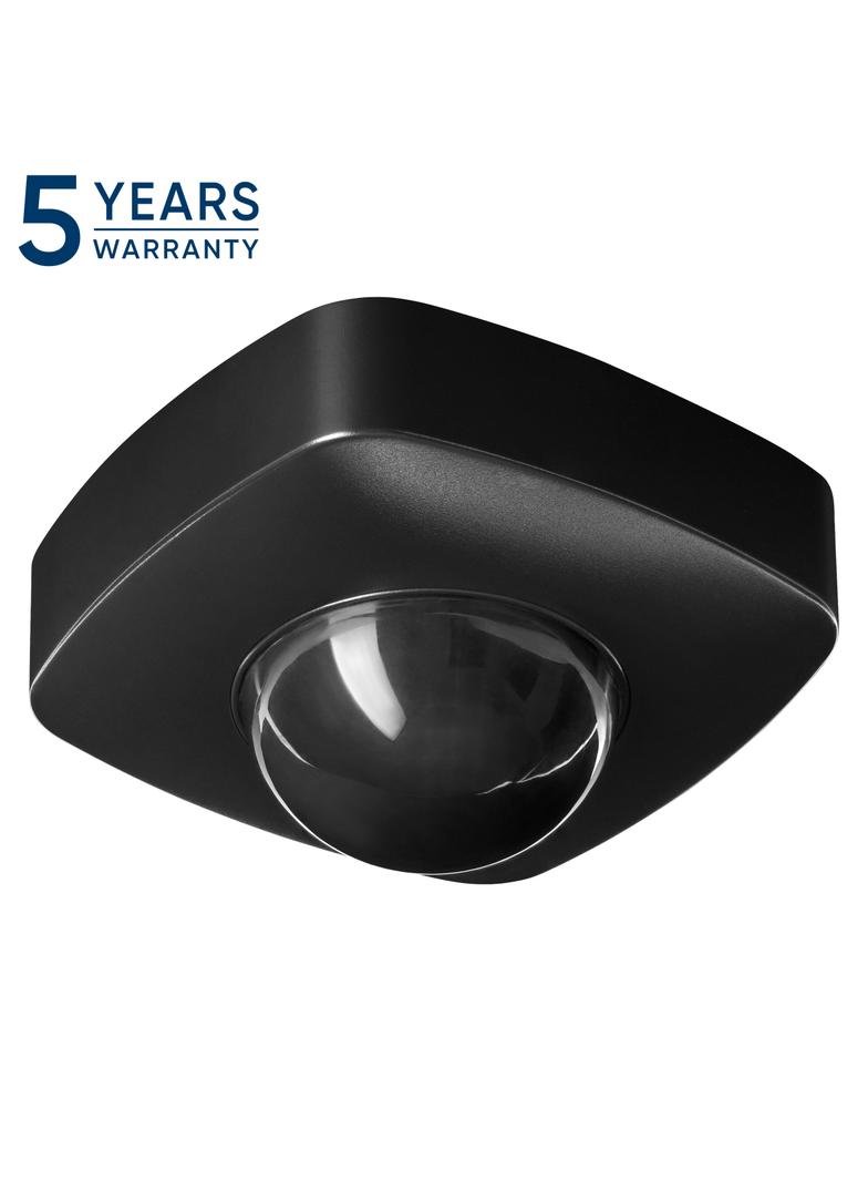Czujnik ruchu i obecności 360st. IP65 2000W 3 sensory czarny ORNO