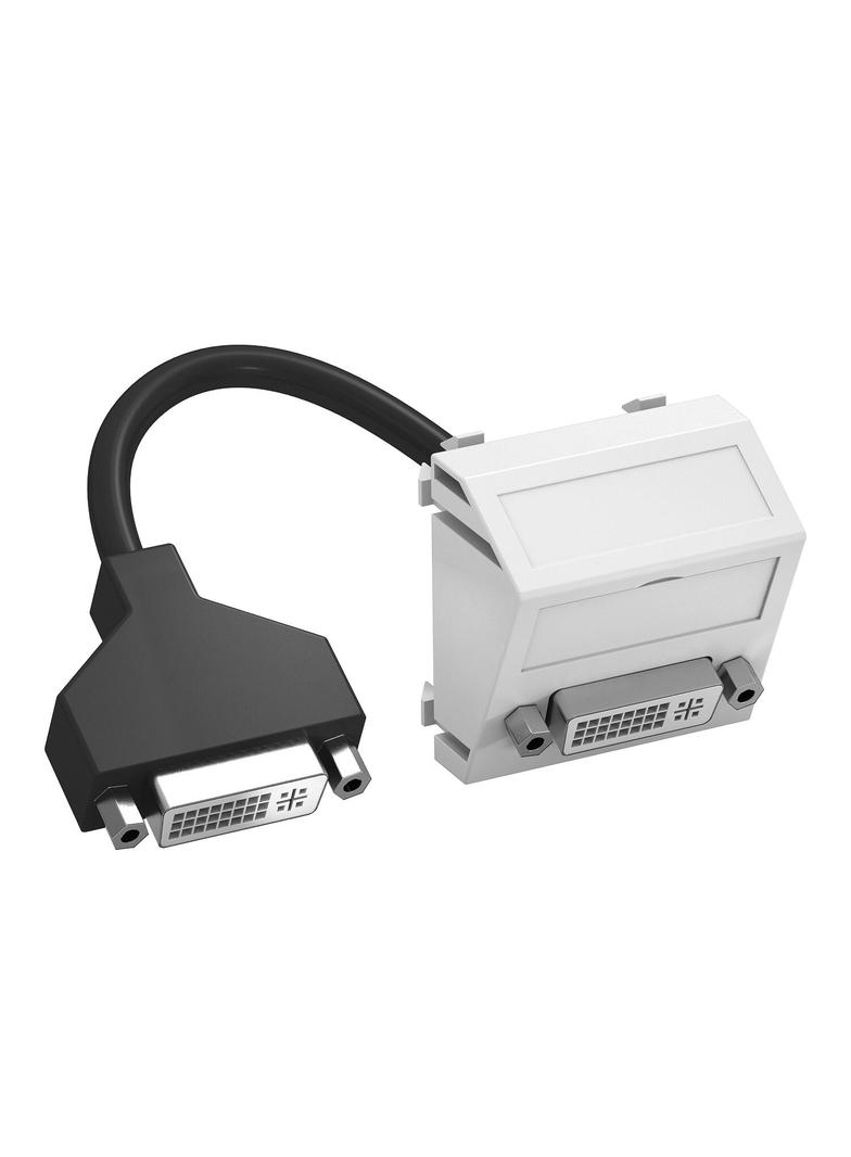 MTS-DVI F RW1, Wspornik multimedia DVI z kbl., gn.-gn.