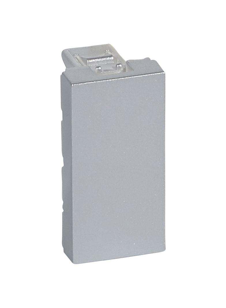 MOSAIC ZAŚLEPKA - 1 MODUŁ ALUMINIUM, Legrand