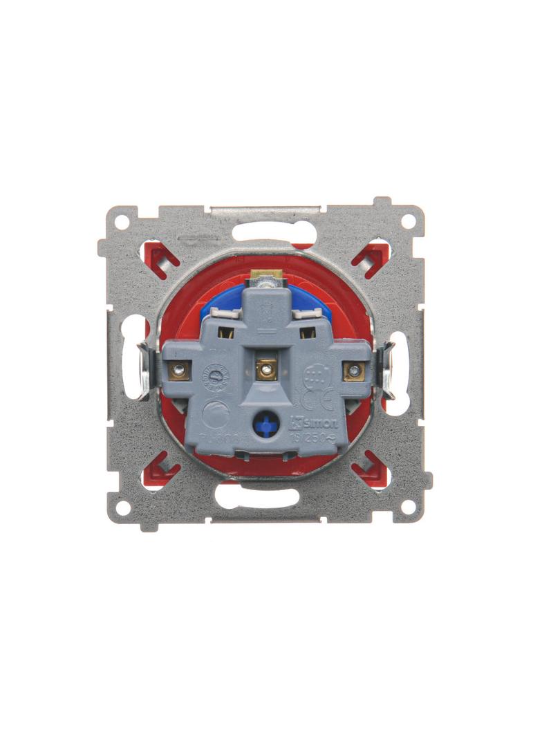 Simon 54 Gniazdo DATA z kluczem up czerwone
