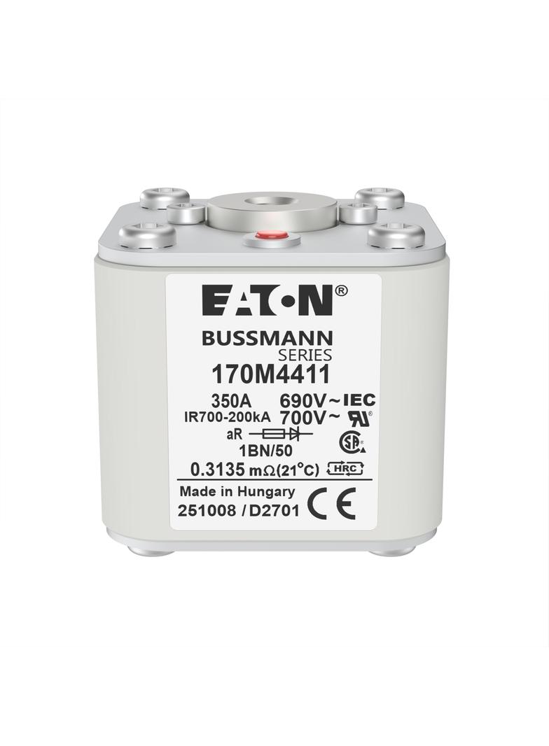 FUSE 350A 690V 1BN/50 AR UC Wkładka szybka 350A AC 690V rozmiar 1 53x69x51 mm aR IEC UL w 170M4411 E