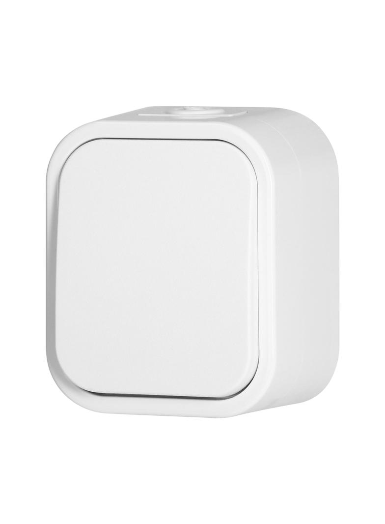 Przycisk natynkowy dzwonek B2, 10A, 250V, IP54, WNT-6/7B2, biały OR-OE-7804/W ORNO