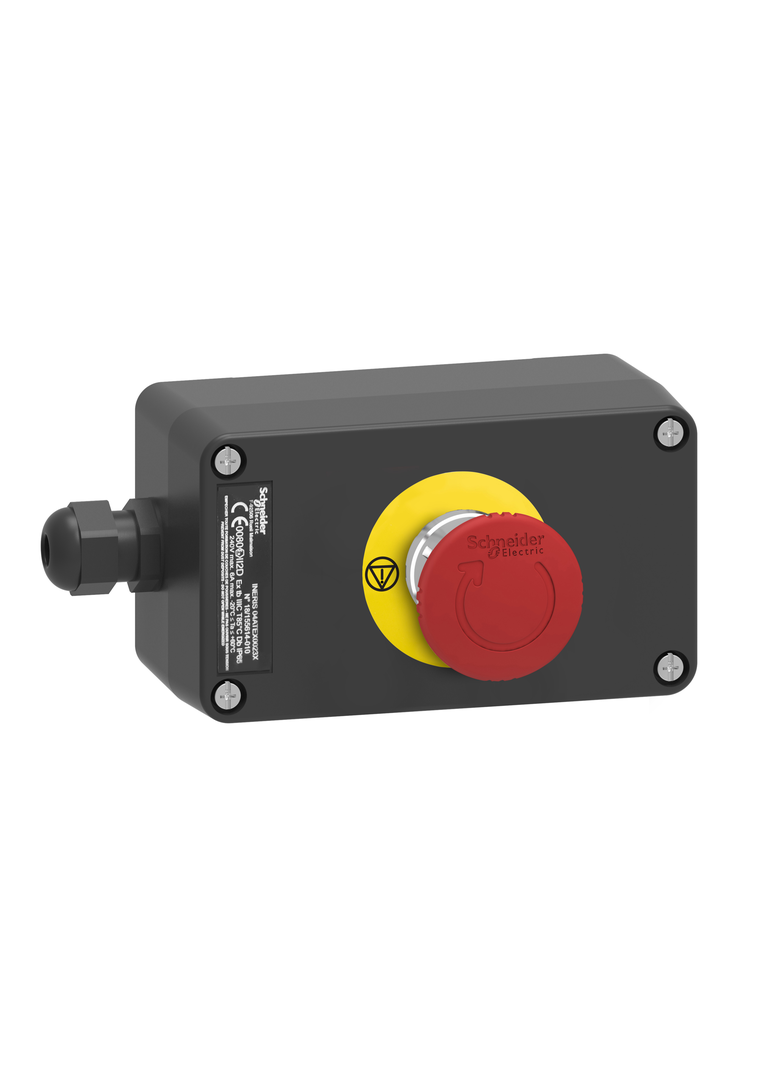 Harmony XAW Stacja sterująca przycisk STOP 1NC+1NC plastikowa