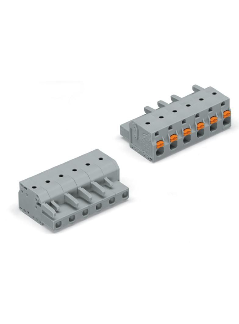 Gniazdo MCS‑MIDI Classic 5‑biegunowe szare raster 7,5mm 2231‑205/026‑000 /50szt./ WAGO