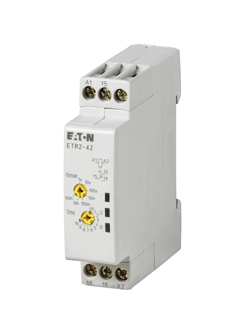 ETR2-42 Przekaźnik czasowy 1P 3A 0,05sek-100h 24-240V AC/DC migotanie 262688 EATON