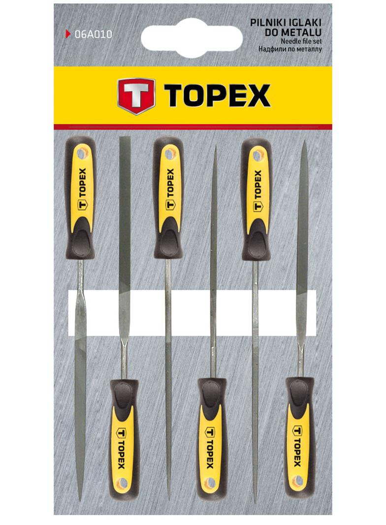 Pilniki iglaki do metalu, zestaw 6 szt.