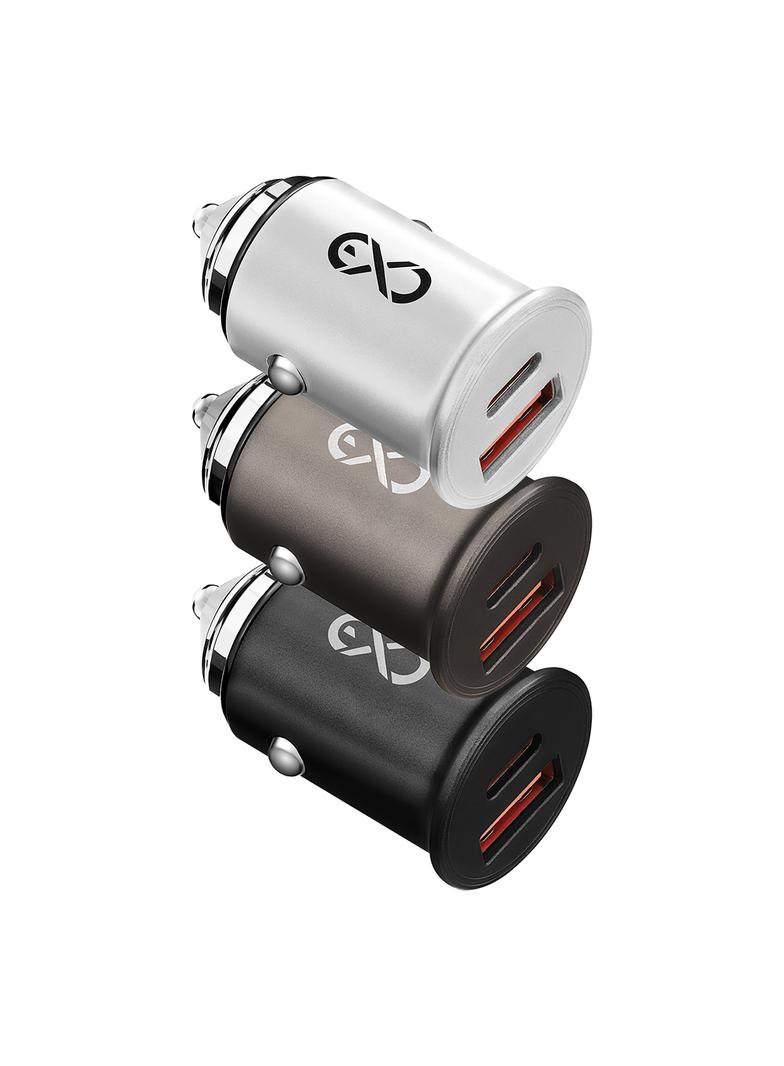 EXC Mobile ładowarka samochodowa CUTE PRO, USB+PD, 30W, kolor mix* (*wysyłany losowo z dostępnych ko