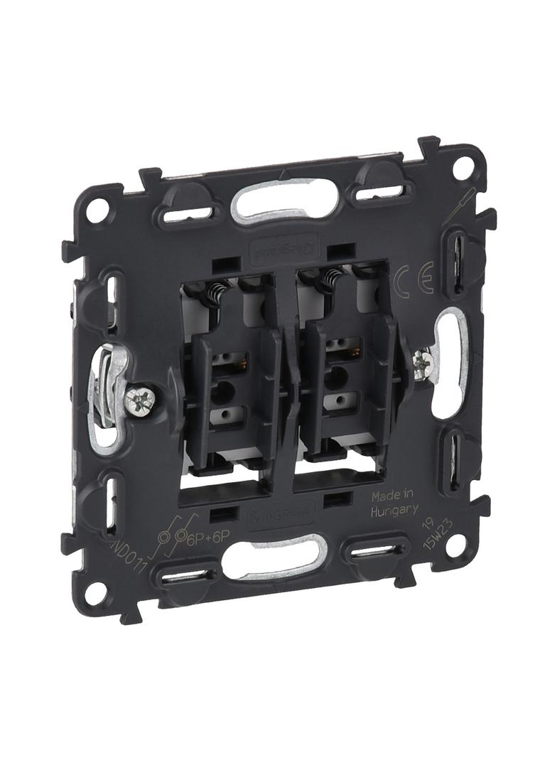 VALENA ALLURE - PRZYCISK PODWÓJNY PRZEŁĄCZNIKANY NO/NC, Legrand