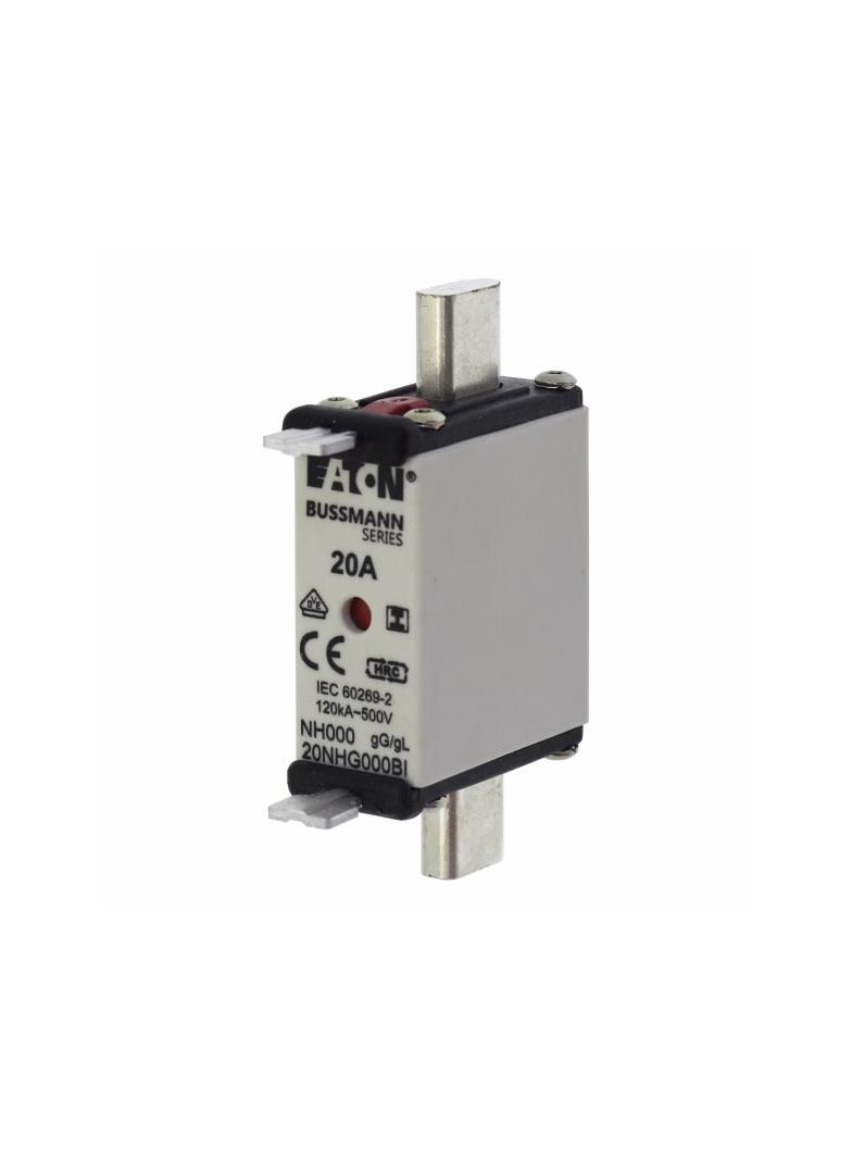 20NHG000BI Wkładka NH 20A 500V GL/GG rozmiar 000 20NHG000BI EATON