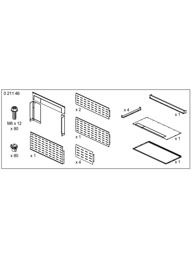 XL3 6300 ZESTAW DO KOMORY DLA DMX3 6300 (FORMA 4B), Legrand