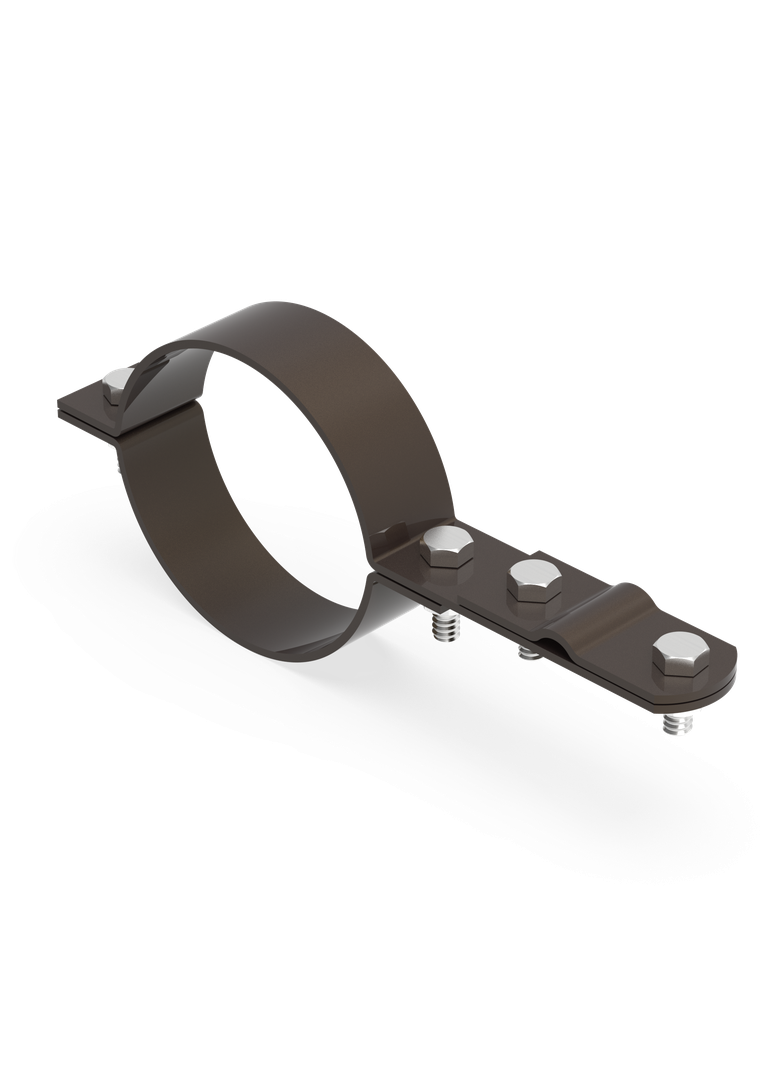 LA UCHWYT DO RURY SPUSTOWEJ FI 100/skr 9005 64.10/S LA 9005