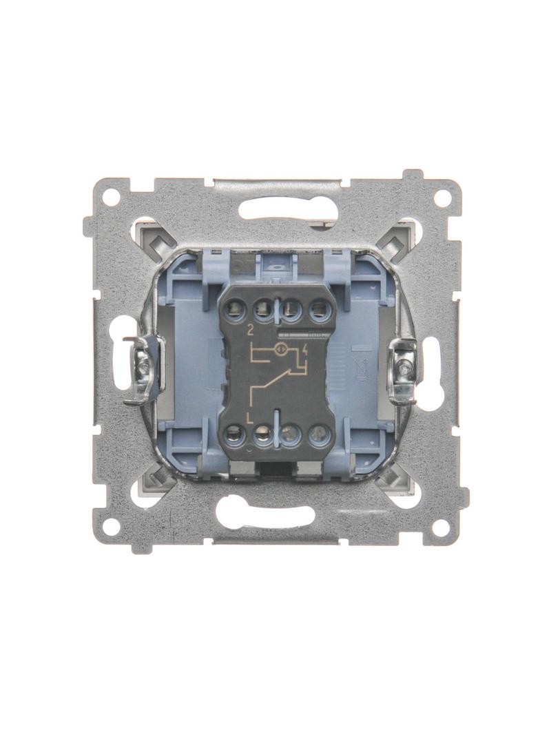 Simon 54 Łącznik schodowy z podświetleniem LED 16A 250V zaciski śrubowe brąz mat DW6AL.01/46 KONTAKT