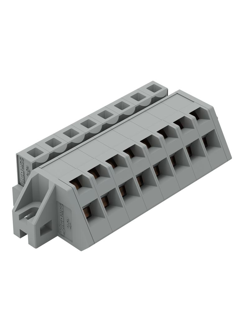 MCS-MIDI Classic gniazdo kątowe 8-bieg. szare raster 5 mm /50szt./ WAGO