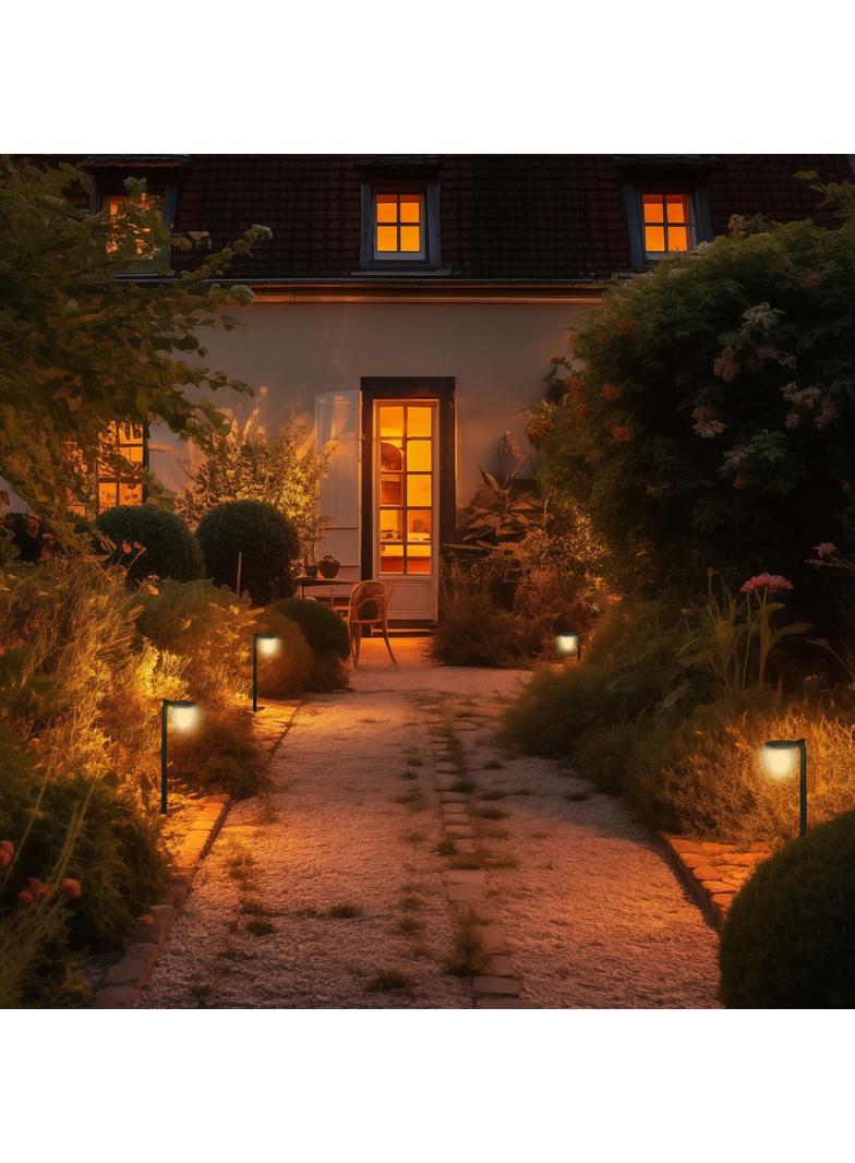 SOLARA BRILO 1W CCT IP44 150x180x135mm CZARNY wbijana/naścienna 2 lata gw. SPECTRUM