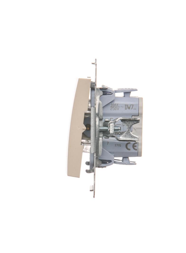 Simon 54 Łącznik krzyżowy 10A 250V szybkozłączka kremowy DW7.01/41 KONTAKT
