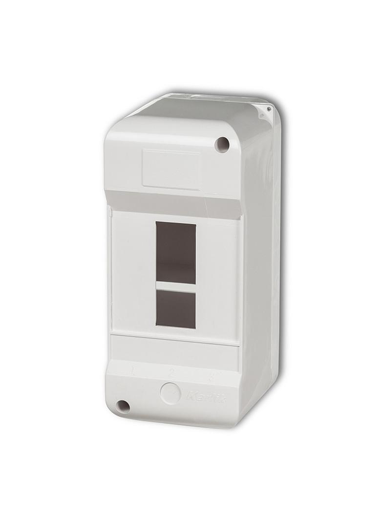 Obudowa bezpiecznikowa 3 modułowa z zerem biała