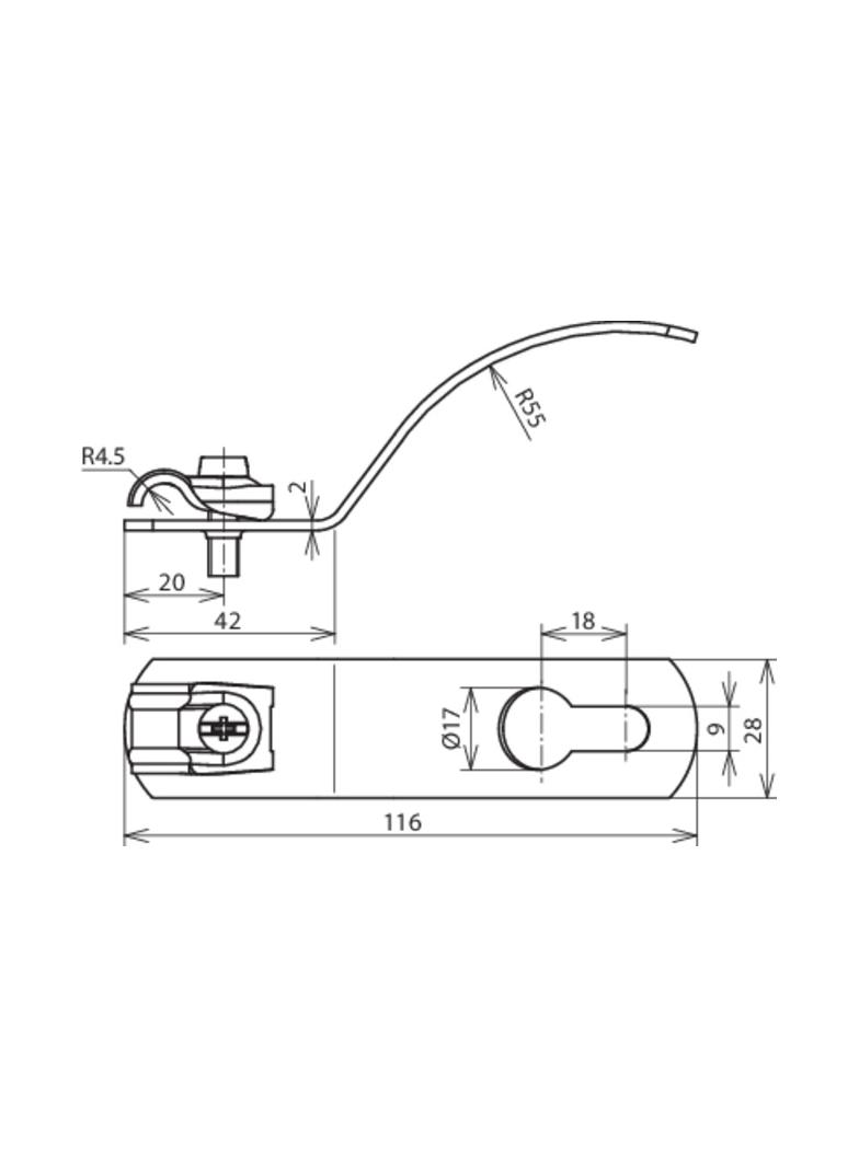 Wspornik dachowy do falistych pokryć, St/tZn