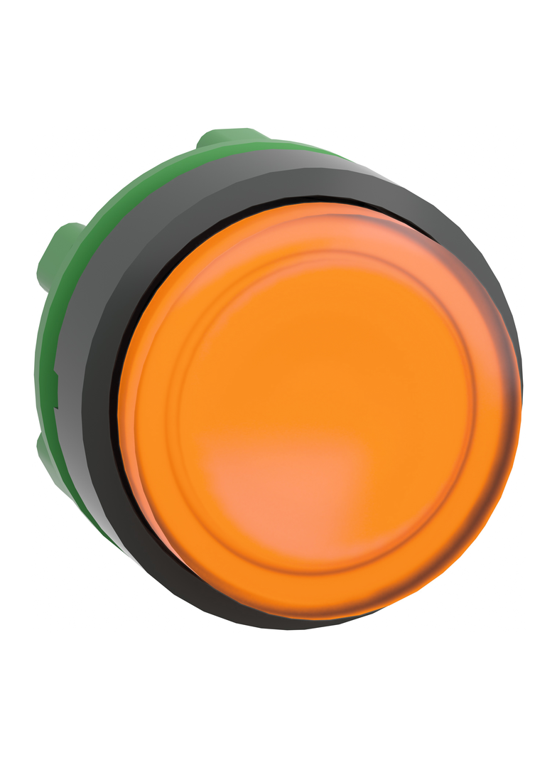 Harmony XB5 Przycisk wystający pomarańczowy push push LED plastikowy ZB5AH53 Schneider