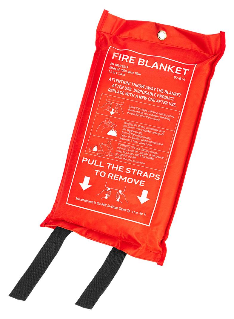 Koc gaśniczy szklany 1,2x1,8m