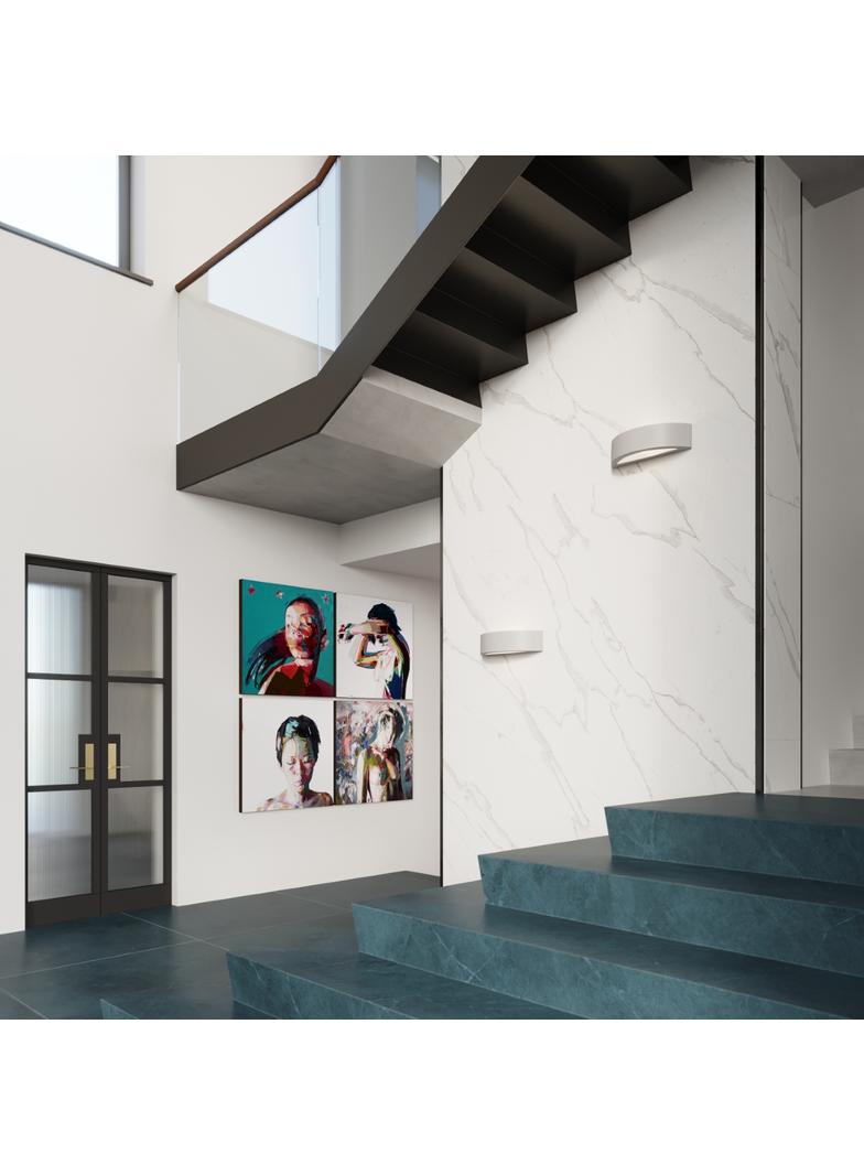 Sollux Kinkiet ceramiczny ATENA szary SL.0873