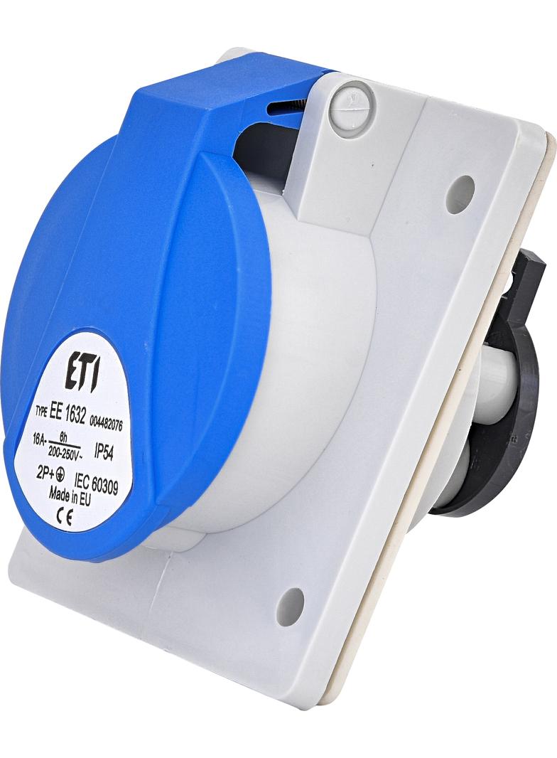 16A 230V 2P+PE Gniazdo tablicowe IP54 EE 1632 004482076 ETI