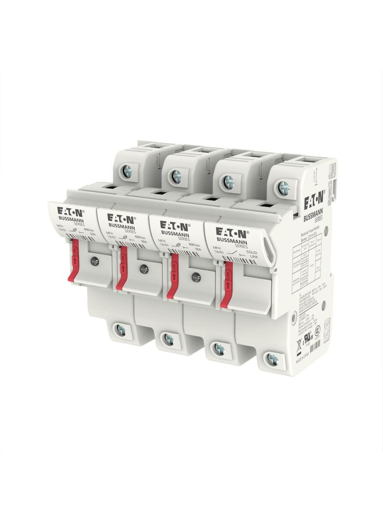 3 Pole 14x51 MFH Neon Indicator and Neut Podstawa wkł. cyl. 14x51 3p+1N 50A 690 Vac wskaźnik CH143DN