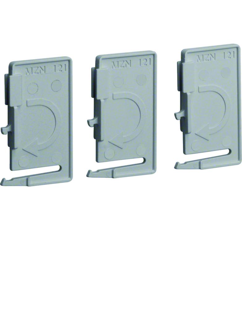 Przegrody izolacyjne kpl 3 szt. do MCB 10kA Icu=15kA serii NxNxxx MZN121 HAGER