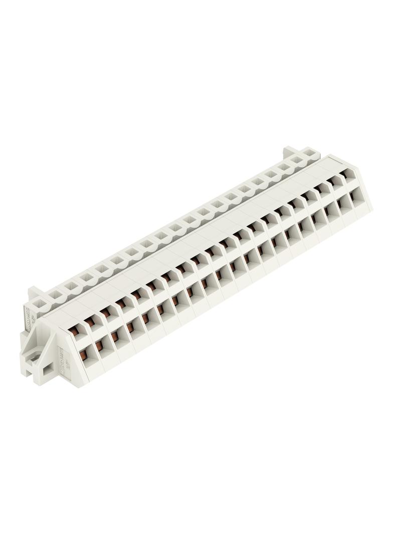 Gniazdo MCS‑MIDI Classic kątowe 20‑biegunowe jasnoszare raster 5mm 721‑320/031‑000 /10szt./ WAGO