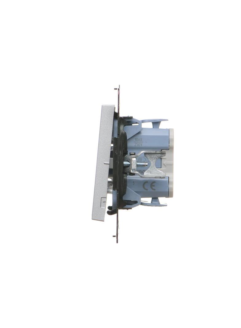 Simon 55 Łącznik świecznikowy szybkozłączka Aluminium mat TW5.01/143 KONTAKT