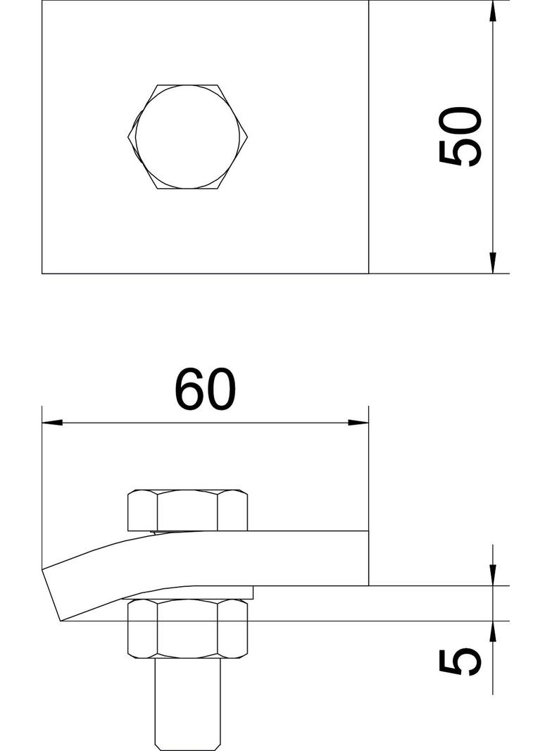 KWS/5, KĄTOWNIK ZACISK.KWS/5+ŚRUB.WZM