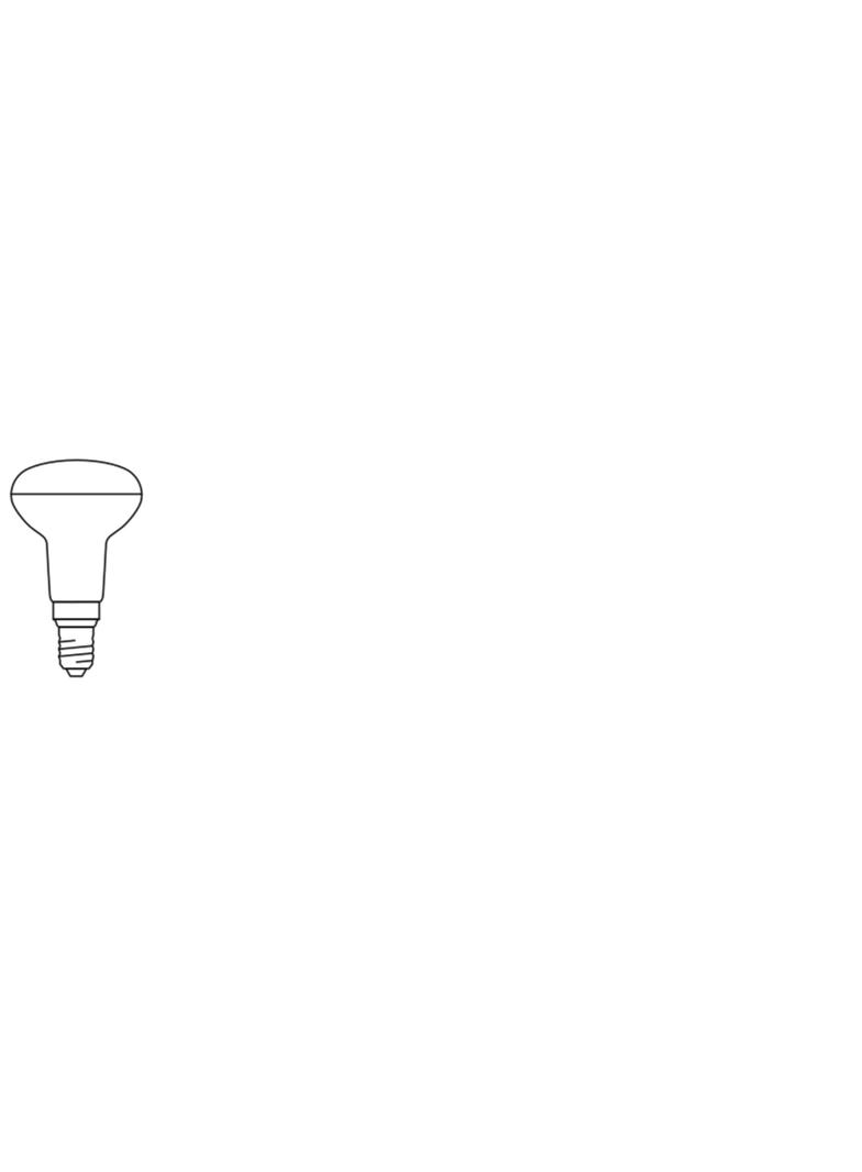 Żarówka LED E14 R50 3,3W = 40W 210lm RGB CCT 45° SMART+ WIFI Ściemnialna 4058075609556 LEDVANCE