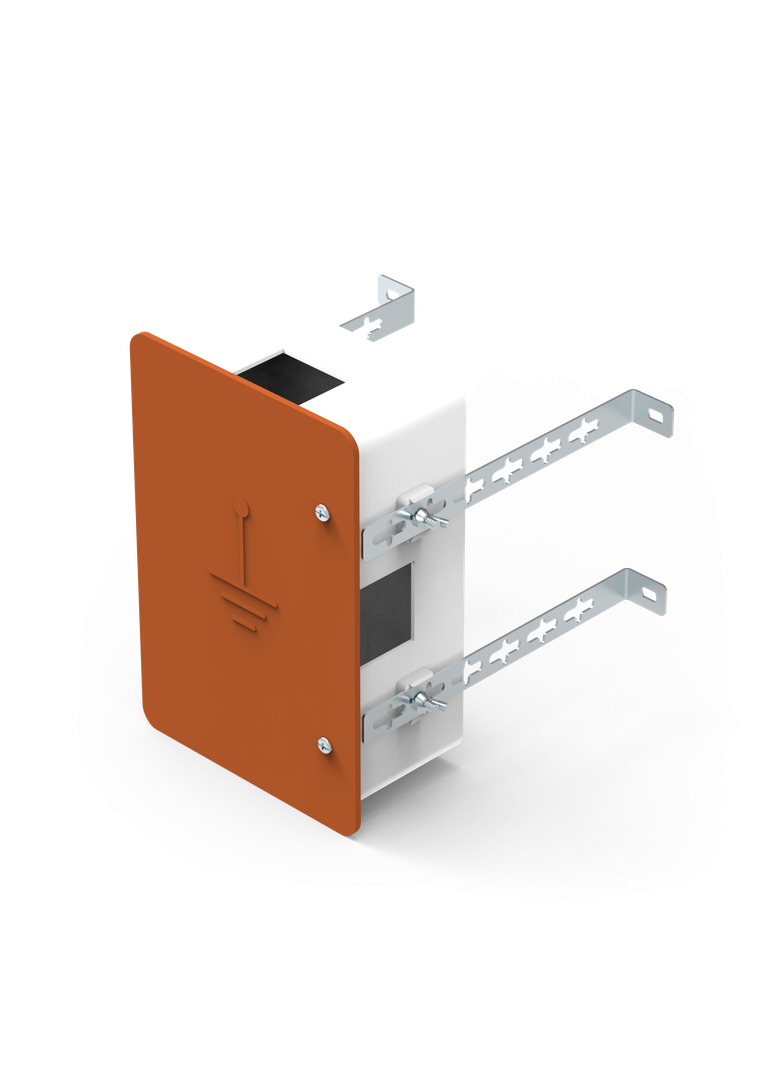 SKRZYNKA KONTROLNA DO ELEWACJI BRĄZOWA 68.4/BR