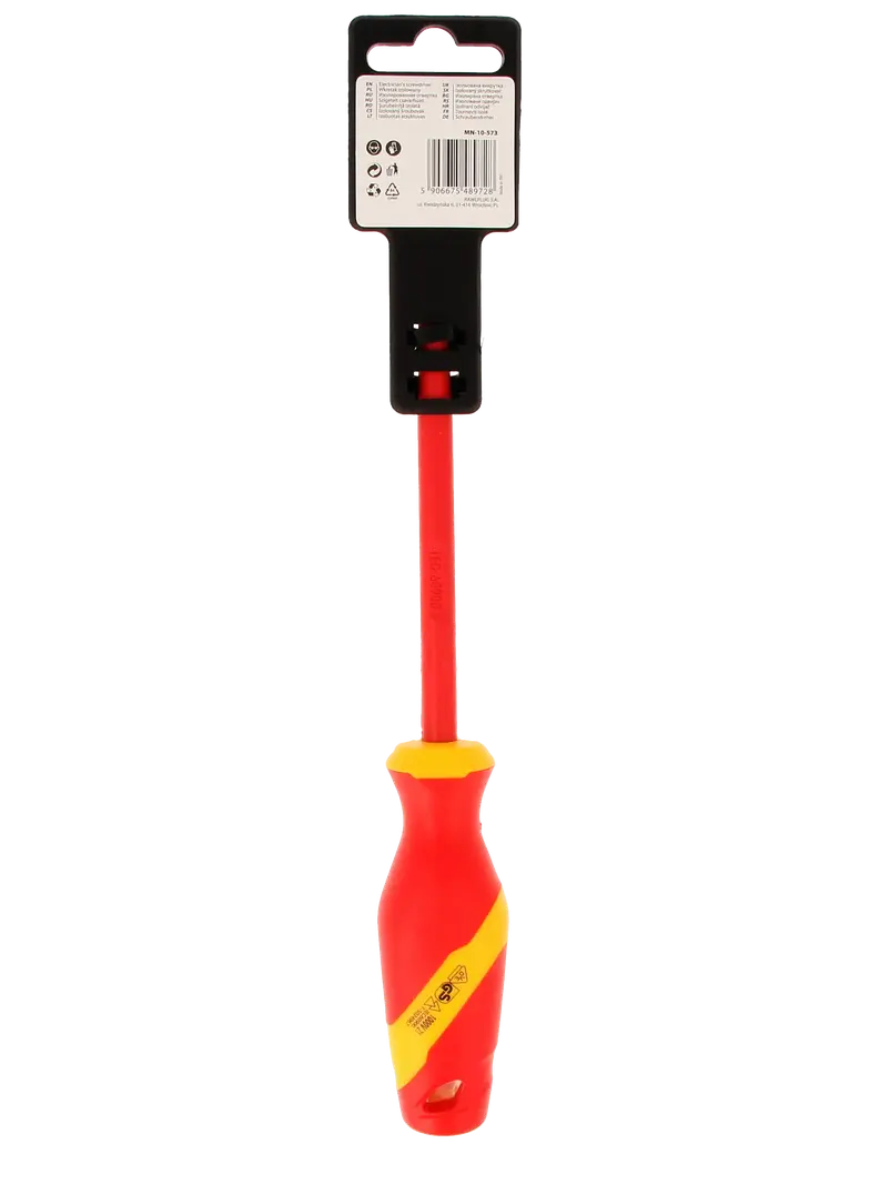 Wkrętak izolowany płaski 6,5x150 mm 1000V Cr-V MN-10-573 RAWLPLUG
