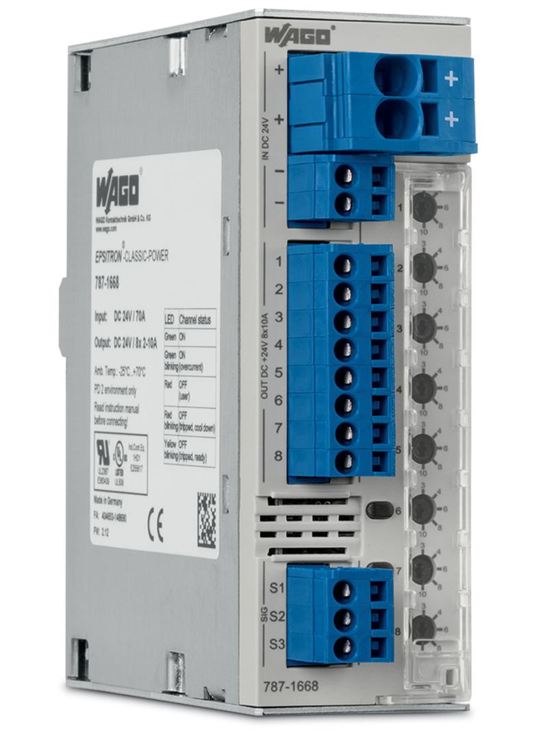 EPSITRON zabezpieczenie elektron. 24 V DC 8 x 6A WAGO