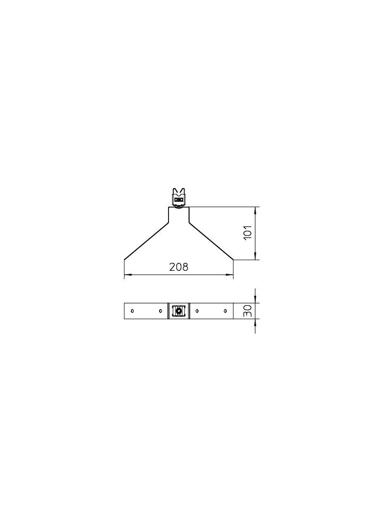 132 P VA, Uchwyt dachowy