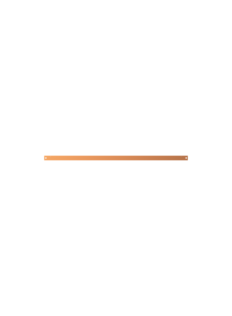ZX1035 Szyna Cu 40x10mm, L:1246mm